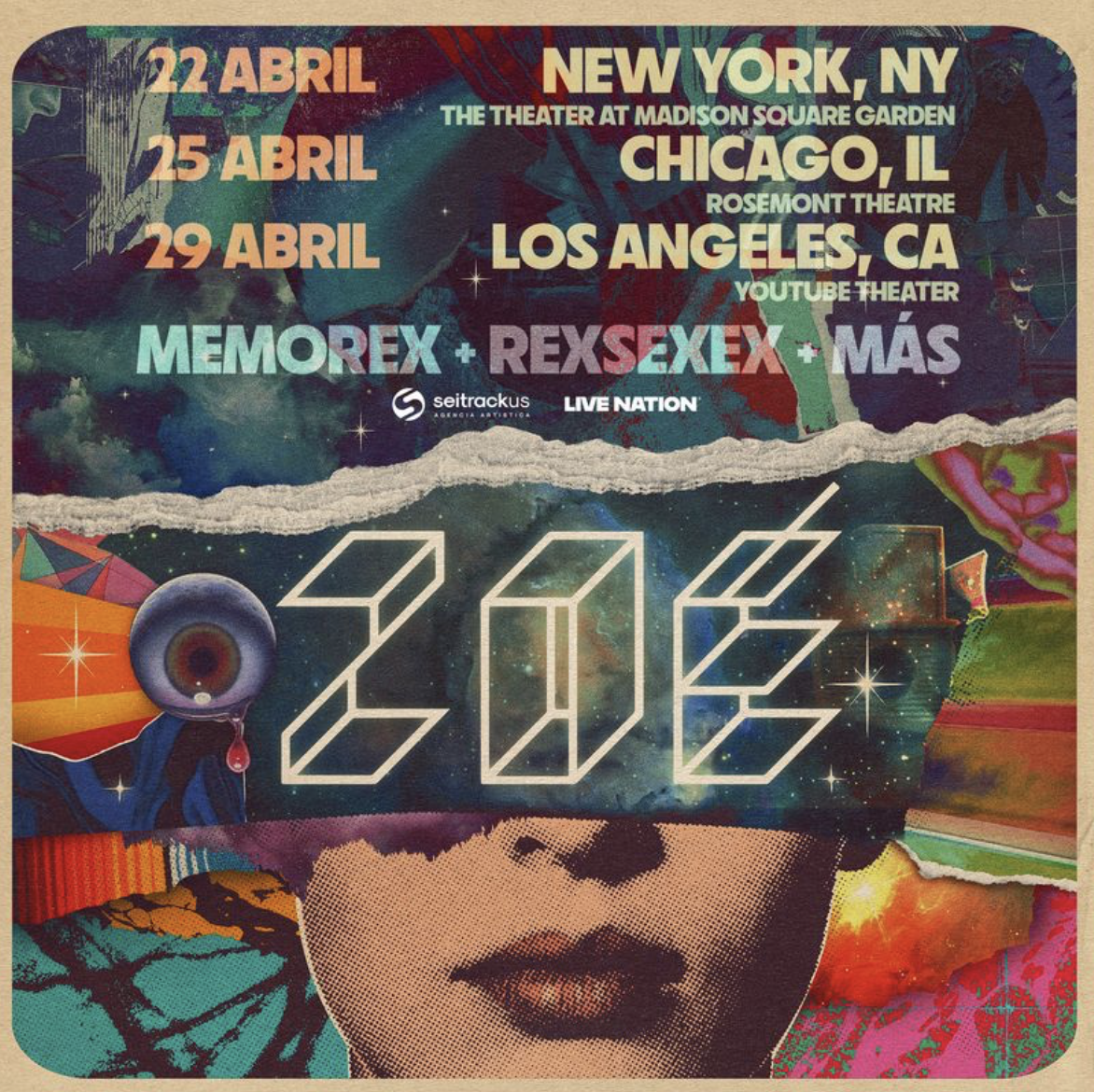 BELOVED MEXICAN BAND ZOÉ RETURN TO THE UNITED STATES FOR THE FIRST