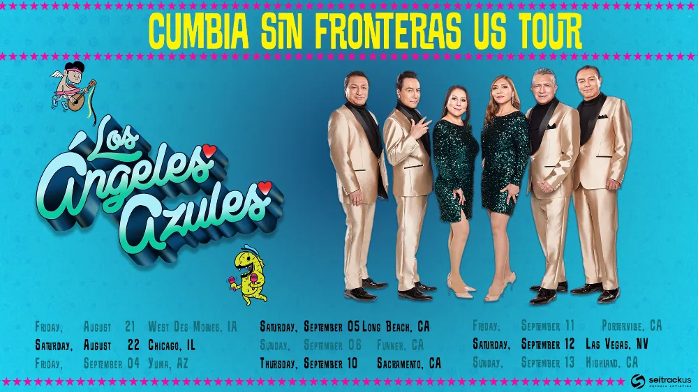 Los Angeles Azules Cumbia Sin Fronteras US Tour