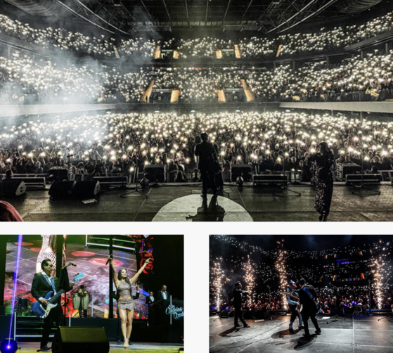 LOS ÁNGELES AZULES WRAPPED UP THEIR ARGENTINA TOUR WITH THREE SOLD-OUT SHOWS AT BUENOS AIRES' MOVISTAR ARENA